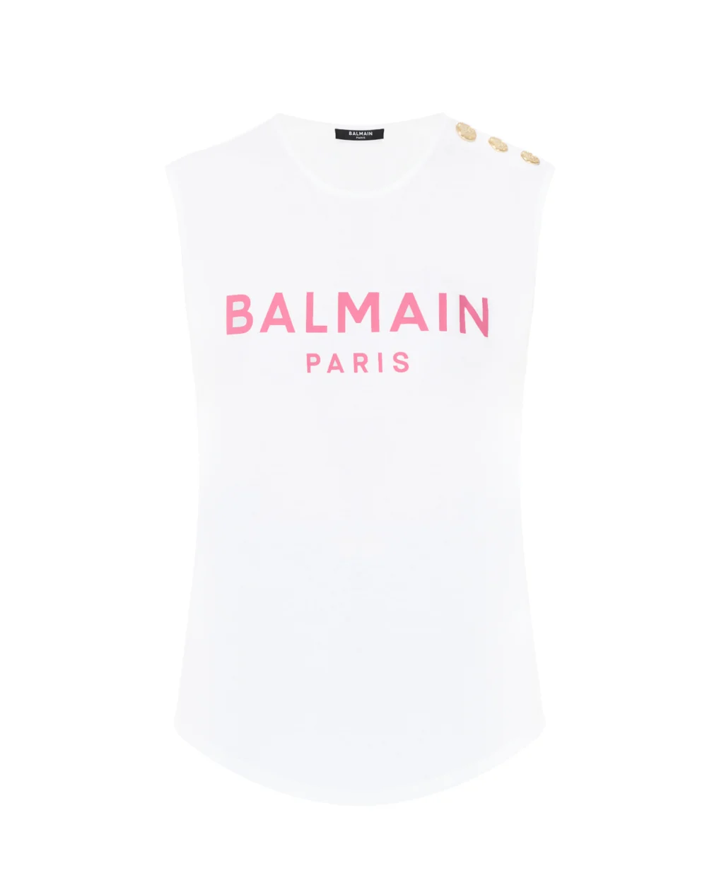 Топ Balmain VF11000B001, белый цвет • Купить в интернет-магазине Kameron