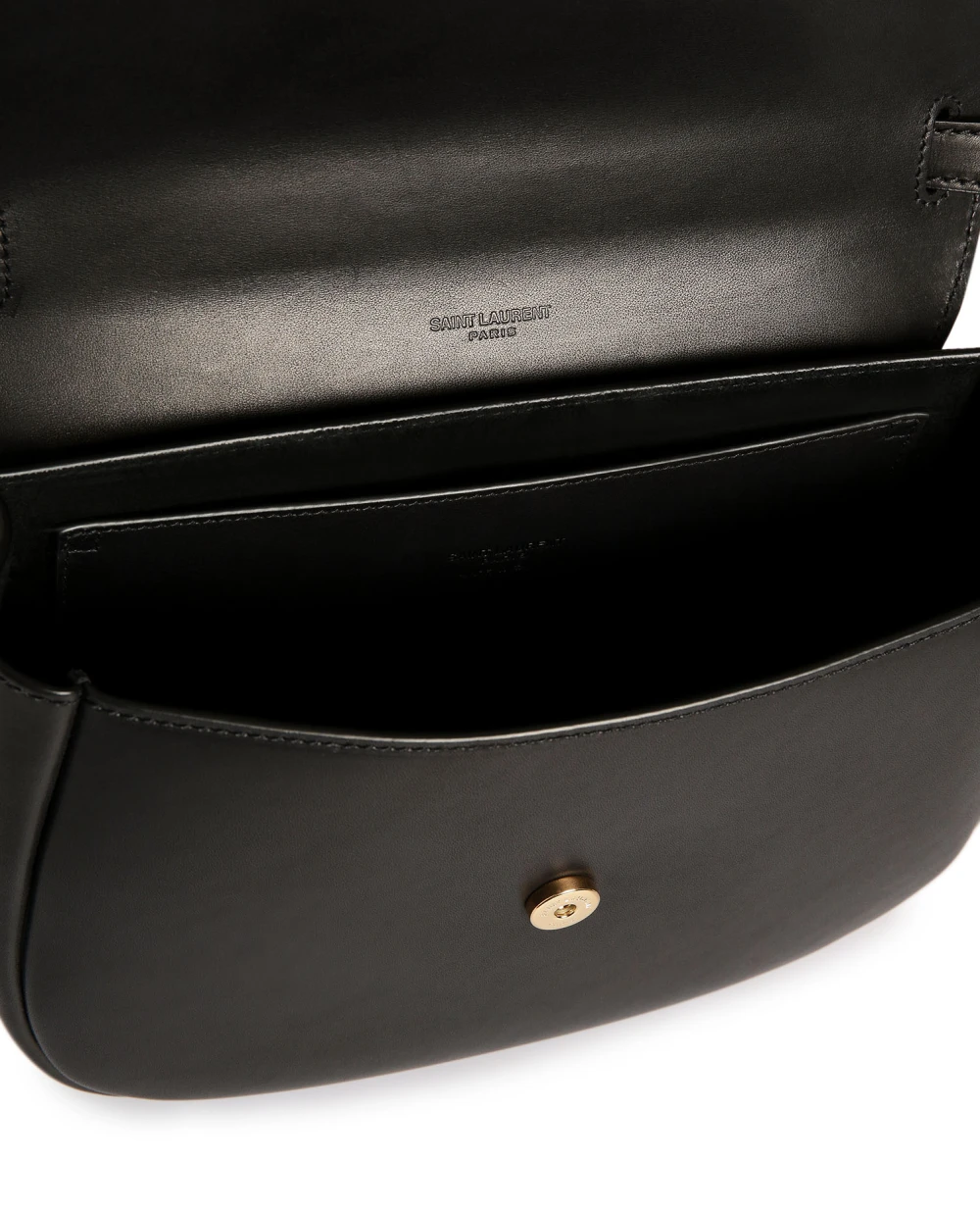 Кожаная сумка Kaia Saint Laurent 634818-BWR0W-, черный цвет • Купить в интернет-магазине Kameron