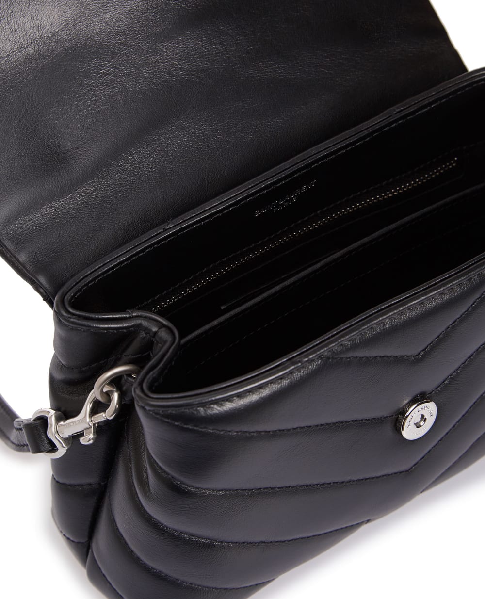 Кожаная сумка Loulou Saint Laurent 630951-DV706, черный цвет • Купить в интернет-магазине Kameron