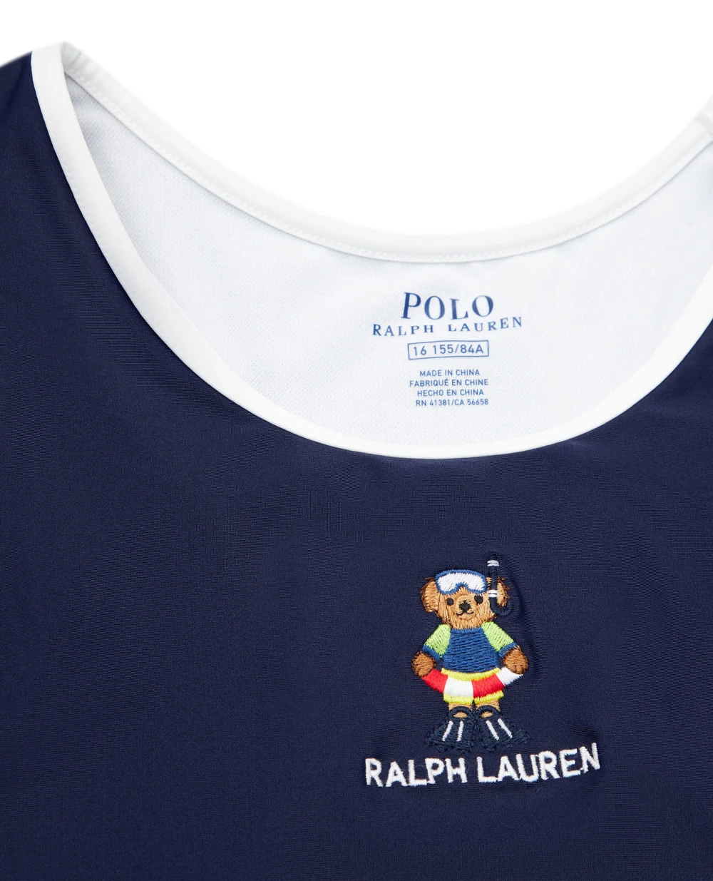 Детский купальник Polo Bear Polo Ralph Lauren Kids 311734873001, синий цвет • Купить в интернет-магазине Kameron