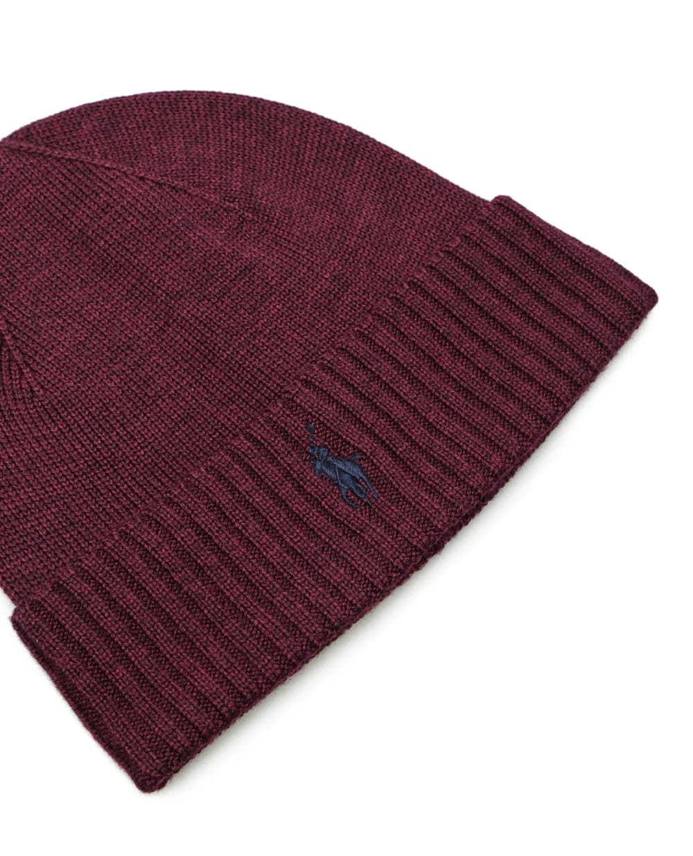 Шерстяная шапка Polo Ralph Lauren 710761415011, бордовый цвет • Купить в интернет-магазине Kameron