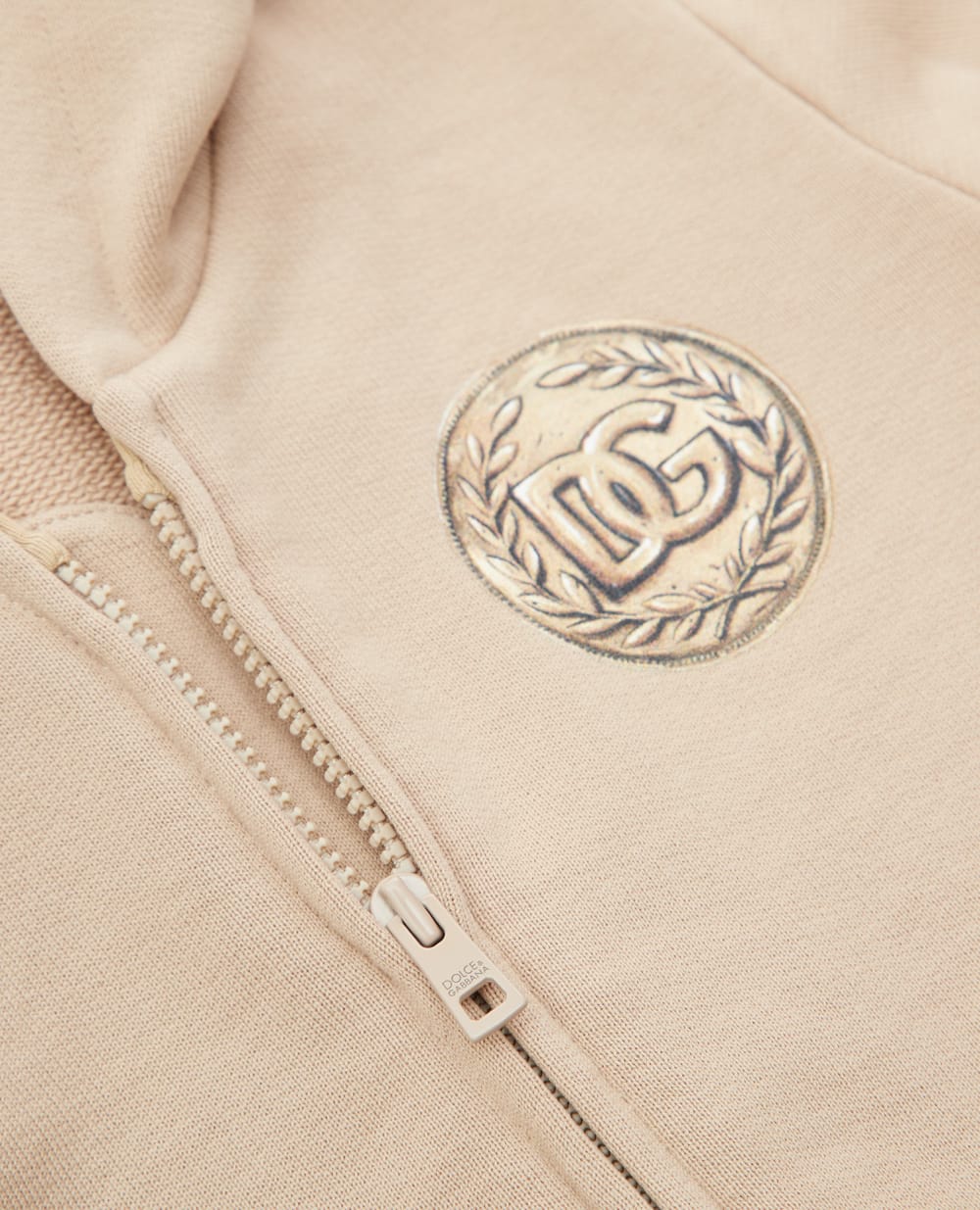 Детское худи (костюм) Dolce&Gabbana Kids L1JWHY-G7KXX, бежевый цвет • Купить в интернет-магазине Kameron