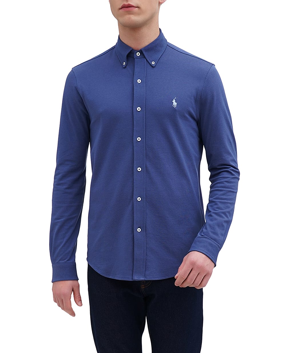 Рубашка Polo Ralph Lauren 710654408116, синий цвет • Купить в интернет-магазине Kameron