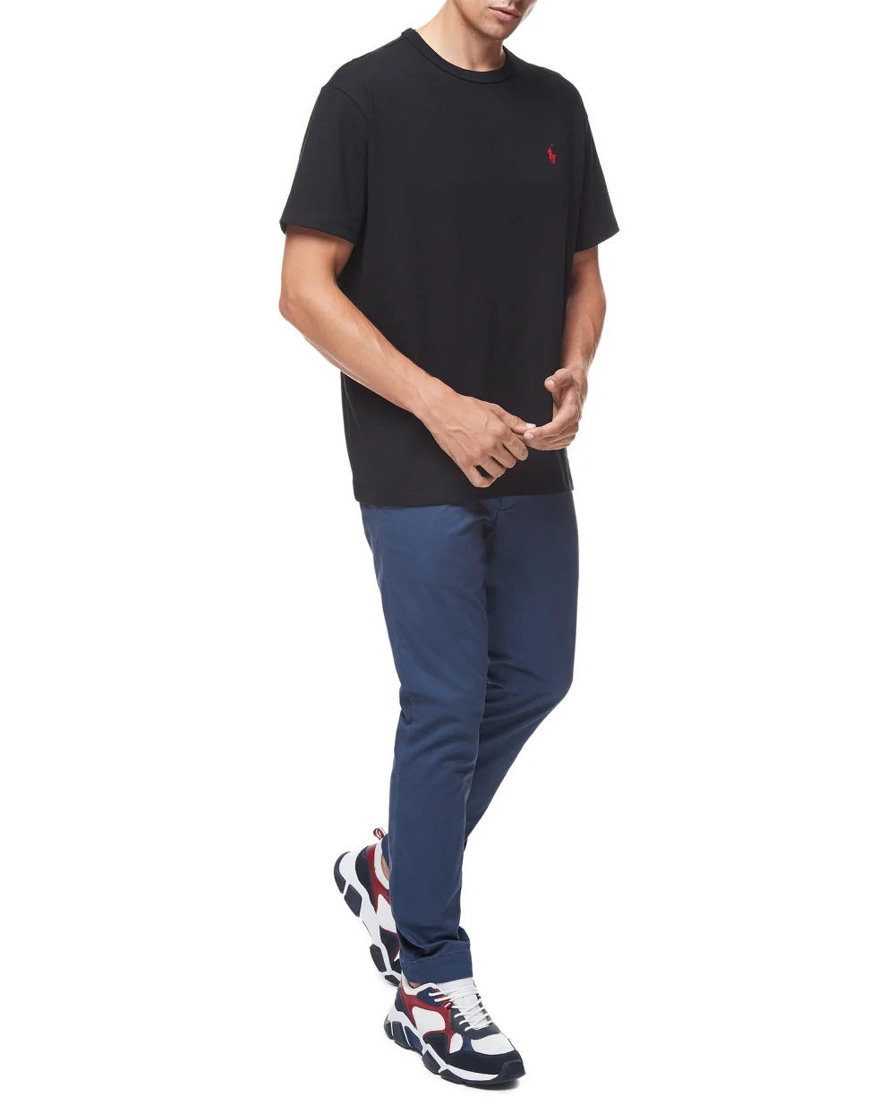 Футболка Polo Ralph Lauren 710811284001, черный цвет • Купить в интернет-магазине Kameron