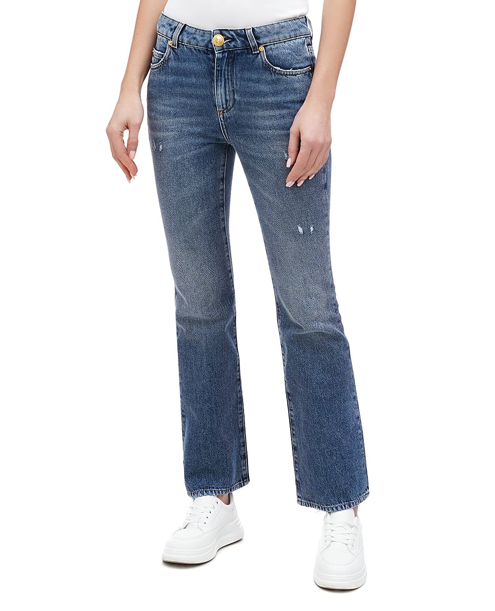 Джинсы Balmain CF0MJ130DE32, синий цвет • Купить в интернет-магазине Kameron