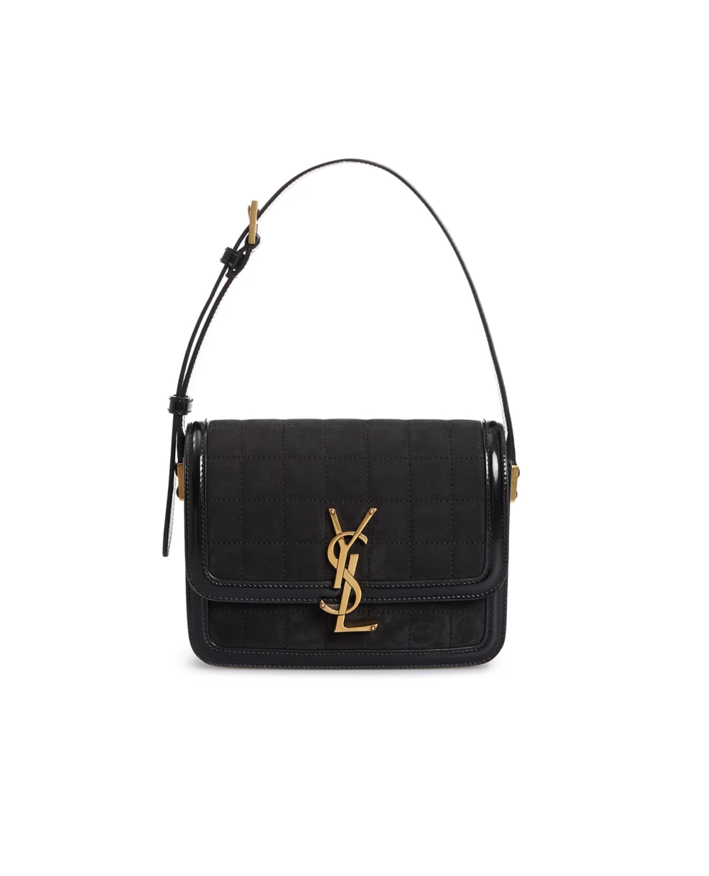 Кожаная сумка Solferino Small Saint Laurent 739139-AABR9, черный цвет • Купить в интернет-магазине Kameron