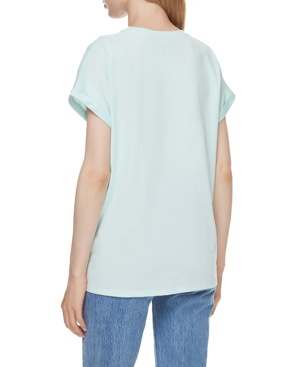 Футболка Balmain WF1EF010B013, мятный цвет • Купить в интернет-магазине Kameron