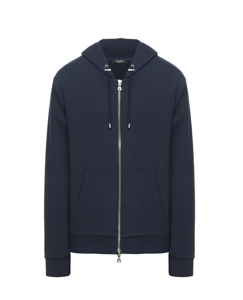 Худи Balmain XH1JR010BB23, синий цвет • Купить в интернет-магазине Kameron