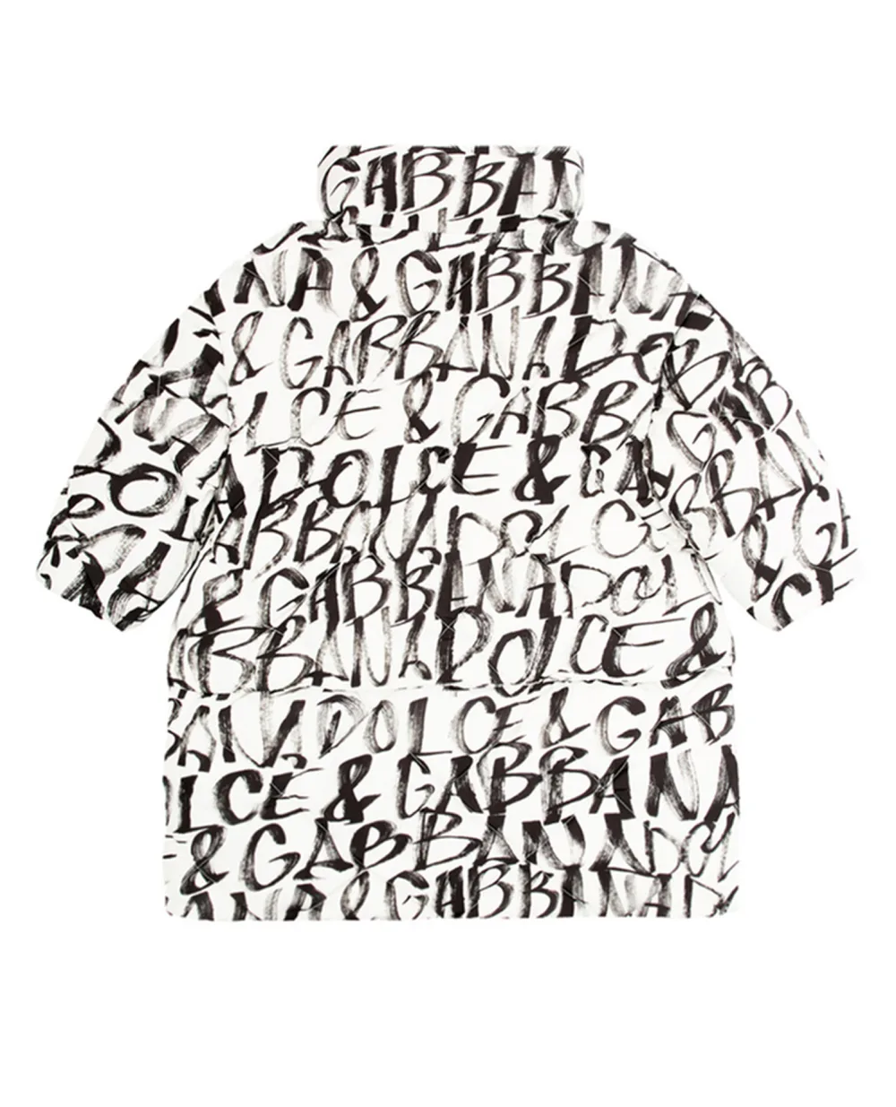 Детский пуховик Dolce&Gabbana Kids L5JBJW-G7BBY-S, белый цвет • Купить в интернет-магазине Kameron