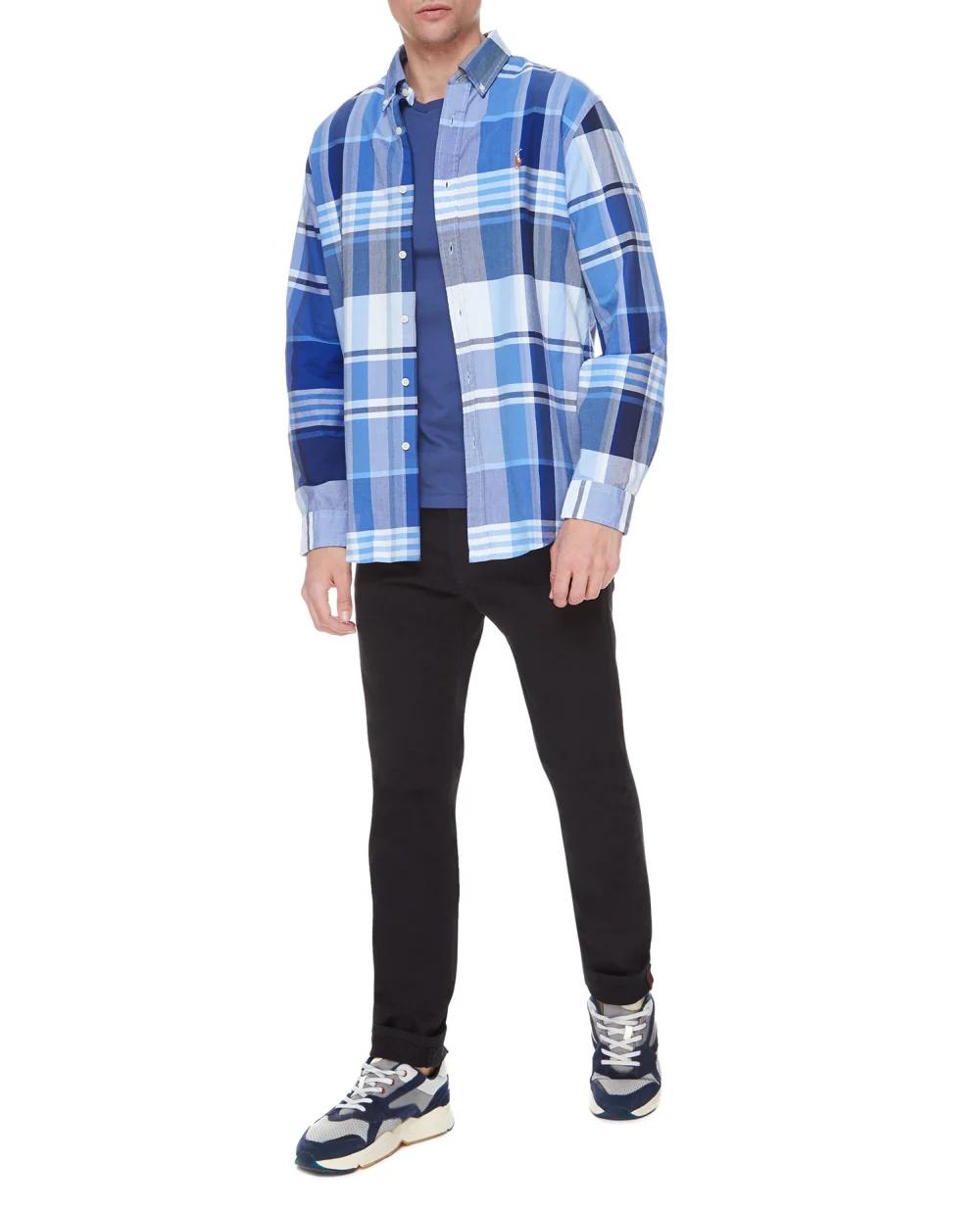 Рубашка Polo Ralph Lauren 710859851006, разноцветный цвет • Купить в интернет-магазине Kameron