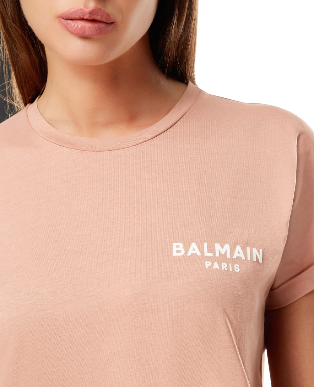 Футболка Balmain AF1EF010BB01, бежевый цвет • Купить в интернет-магазине Kameron