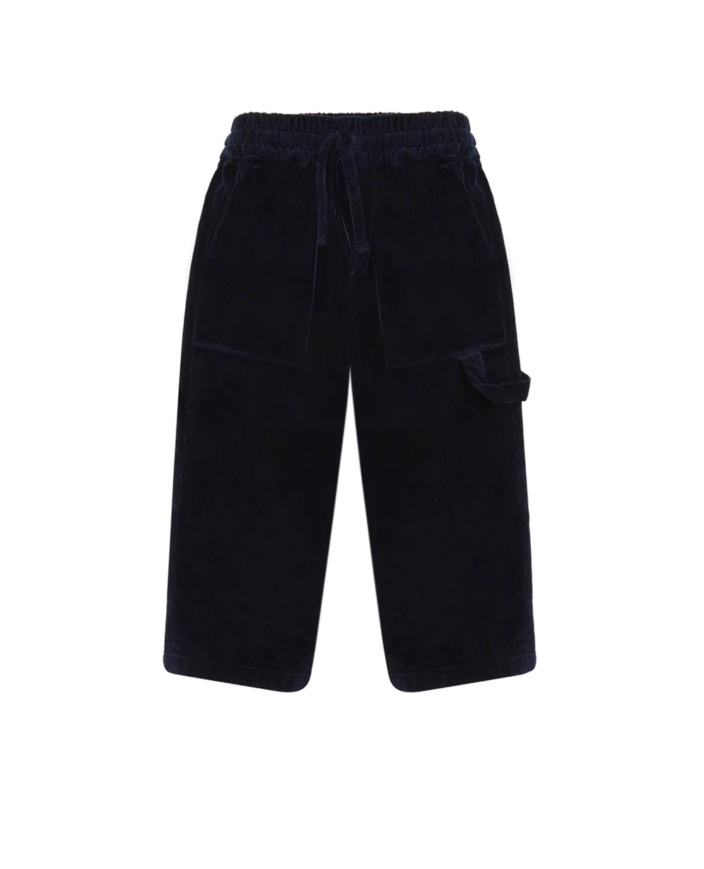 Вельветовые брюки Dolce&Gabbana Kids L43P67-LT369-S, синий цвет • Купить в интернет-магазине Kameron