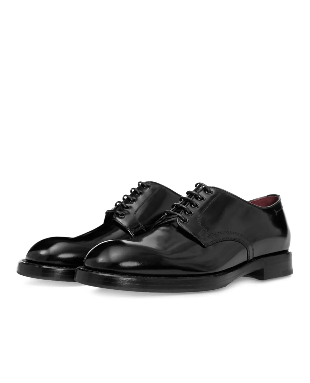 Кожаные дерби Dolce&Gabbana A10610-A1203, черный цвет • Купить в интернет-магазине Kameron