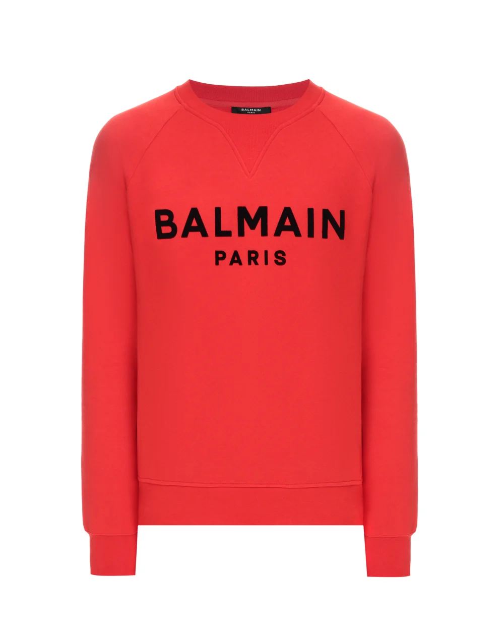Свитшот Balmain VH1JQ005B042, красный цвет • Купить в интернет-магазине Kameron