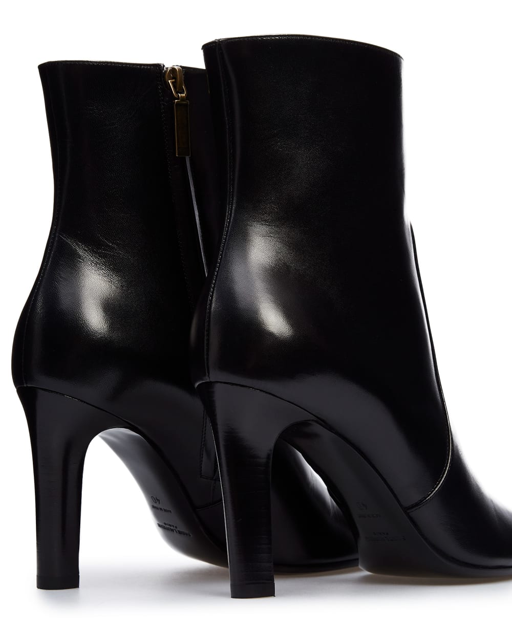 Кожаные ботильоны Jane Saint Laurent 632473-1ZJ00-, черный цвет • Купить в интернет-магазине Kameron