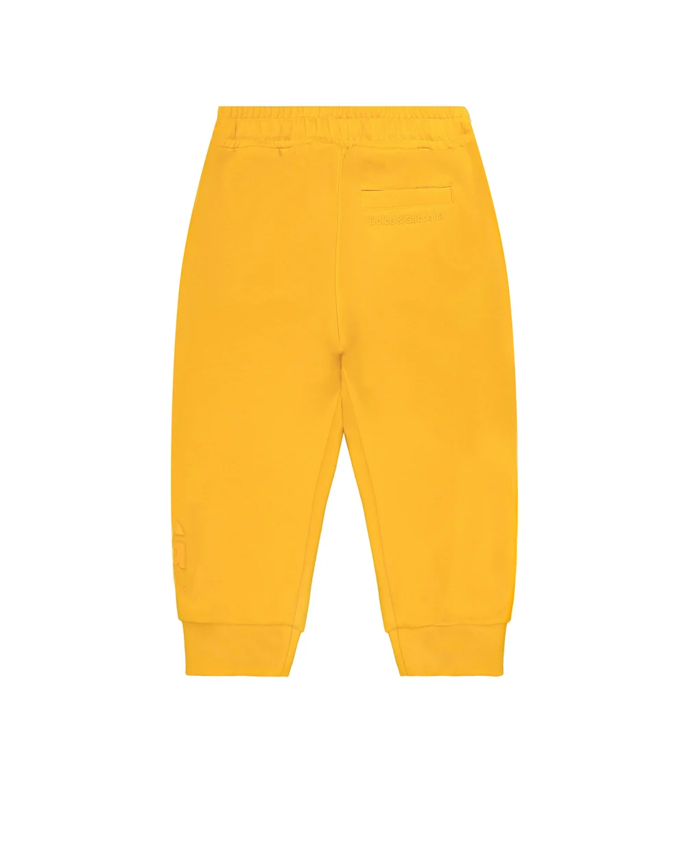 Детские спортивные брюки Dolce&Gabbana Kids L4JPCX-G7AK4-S, желтый цвет • Купить в интернет-магазине Kameron