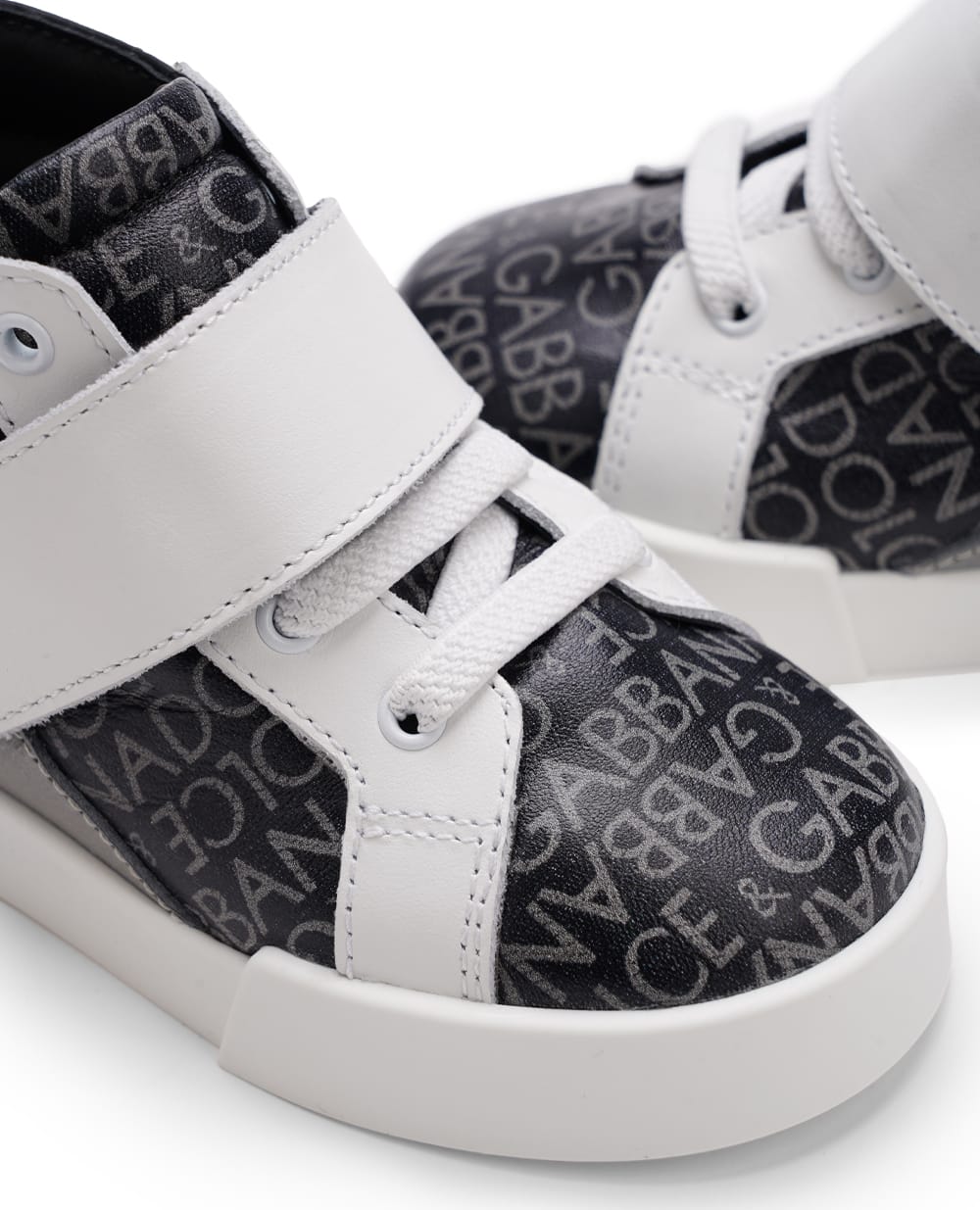 Детские кеды Dolce&Gabbana Kids DN0196-AL555, белый цвет • Купить в интернет-магазине Kameron
