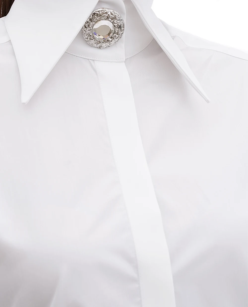 Рубашка Balmain BF0HS291CE48, белый цвет • Купить в интернет-магазине Kameron