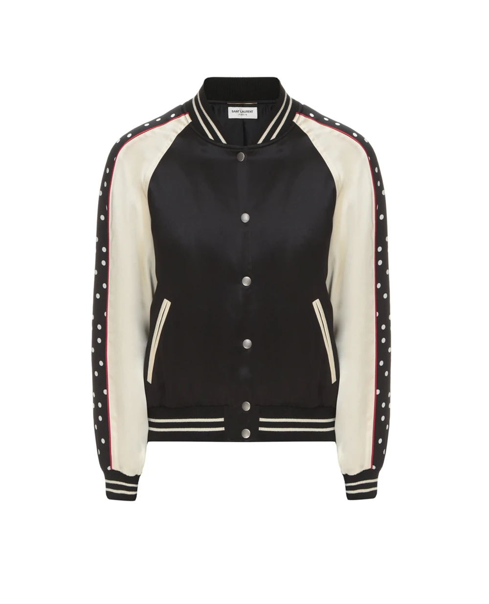 Бомбер Saint Laurent 688148-Y161W, чорний колір • Купити в інтернет-магазині Kameron