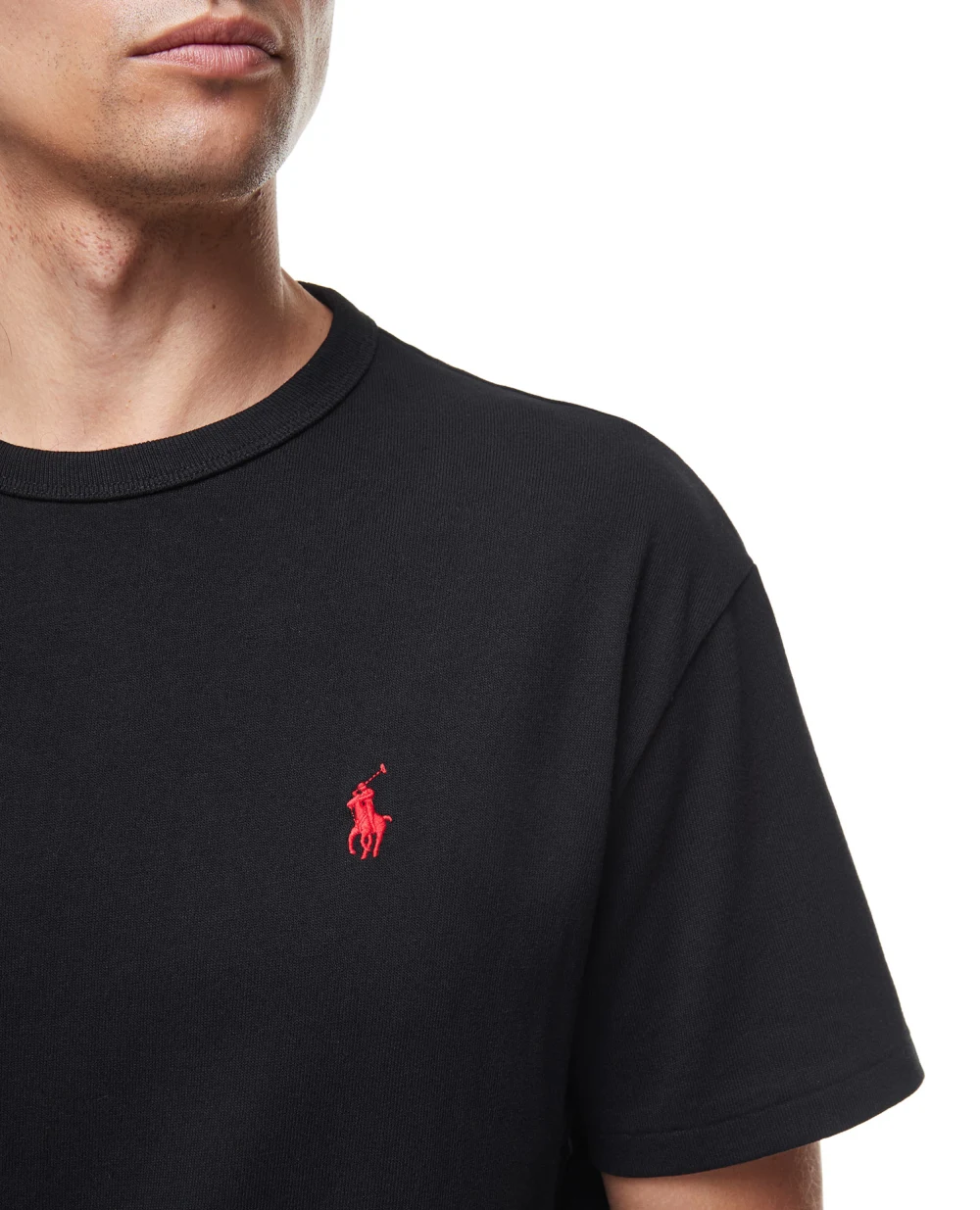 Футболка Polo Ralph Lauren 710811284001, черный цвет • Купить в интернет-магазине Kameron