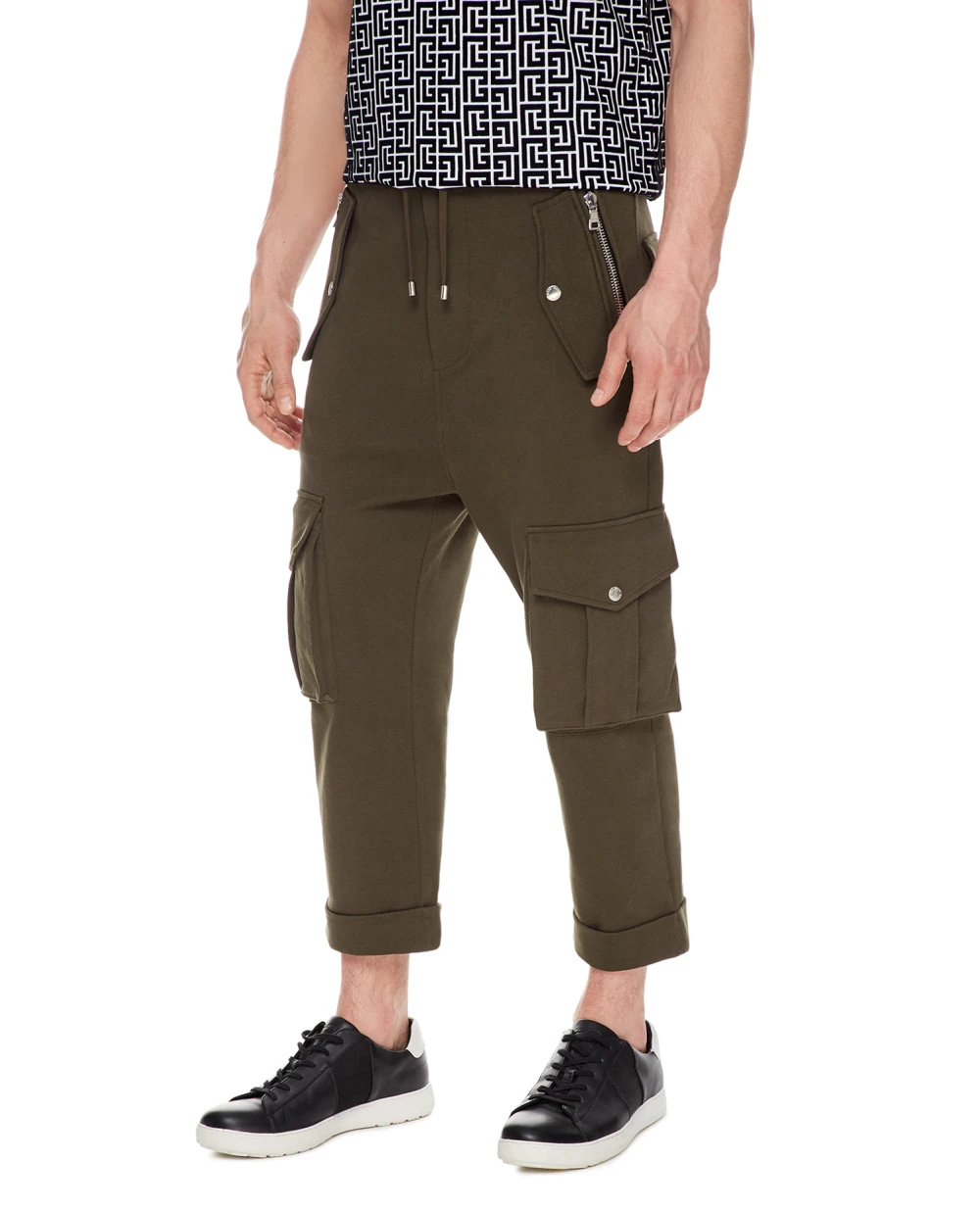 Брюки Balmain VH1OB029J194, зеленый цвет • Купить в интернет-магазине Kameron