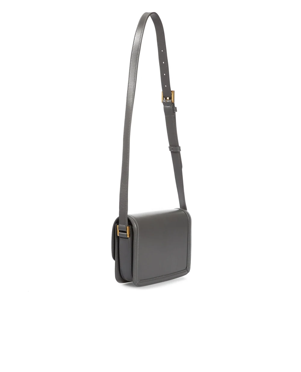 Кожаная сумка Solferino Small Saint Laurent 634306-0SX0W-, серый цвет • Купить в интернет-магазине Kameron