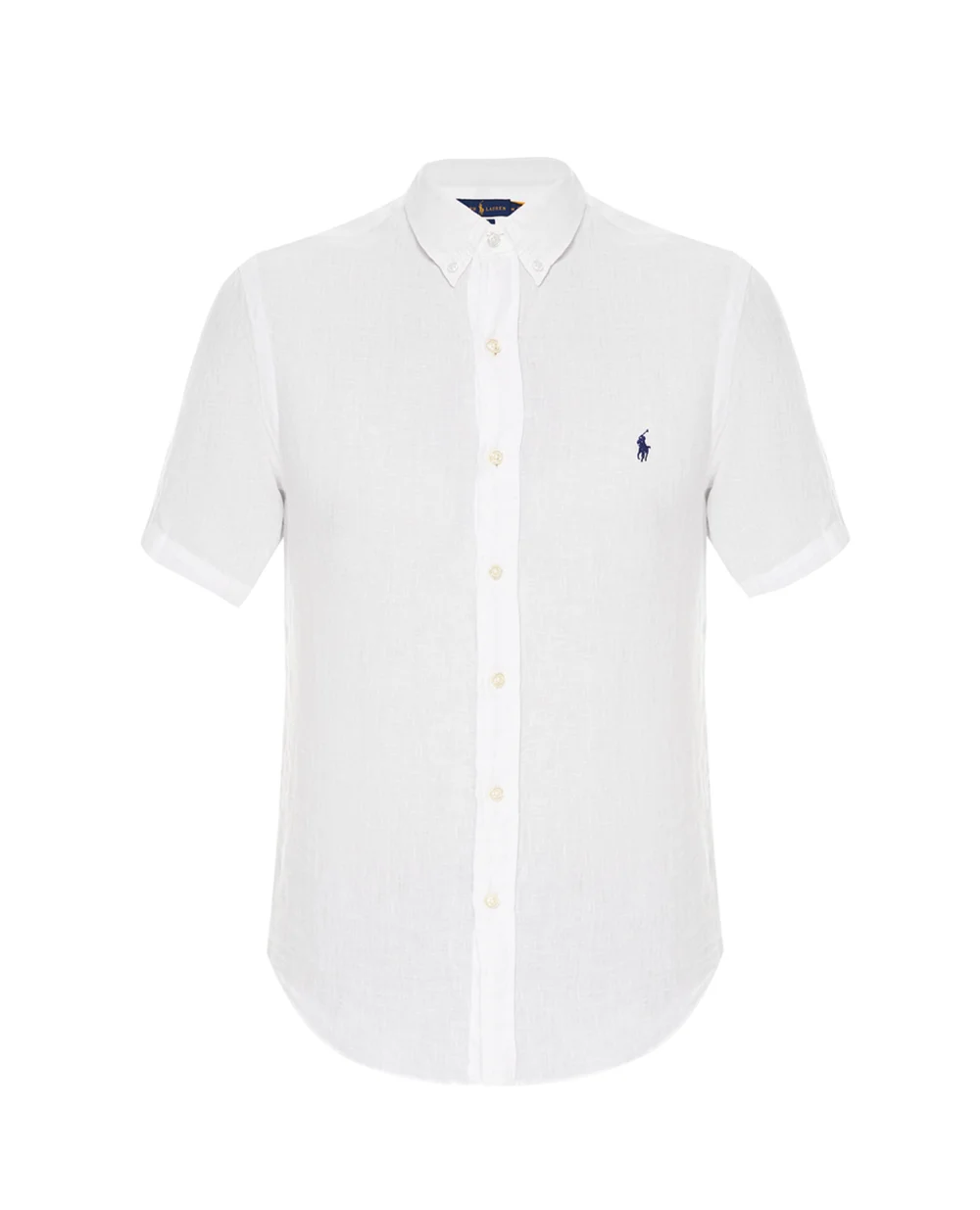 Льняная рубашка Polo Ralph Lauren 710795453008, белый цвет • Купить в интернет-магазине Kameron