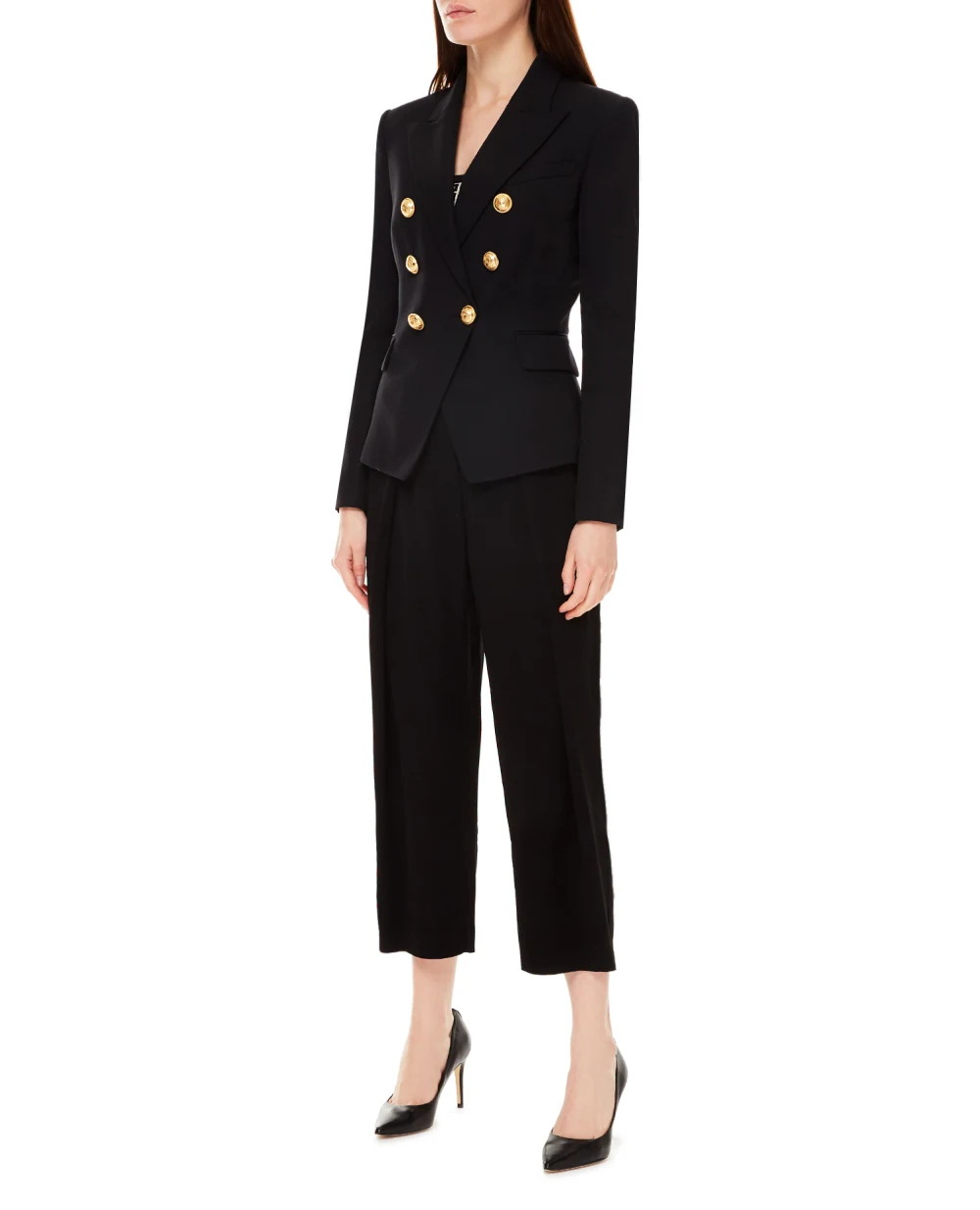 Шерстяной жакет Balmain XF1SG000WB05, черный цвет • Купить в интернет-магазине Kameron