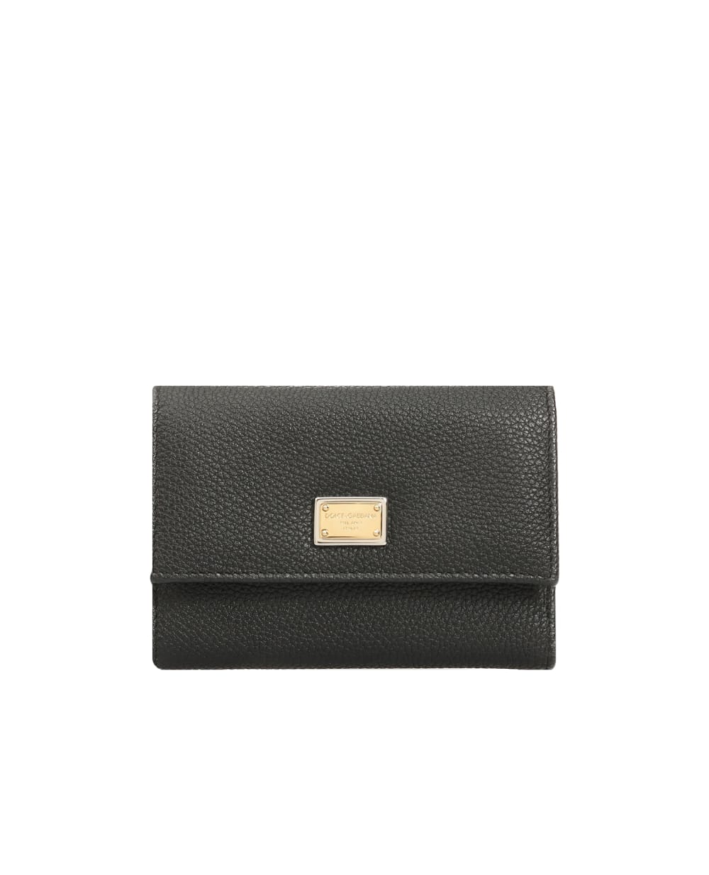 Кожаный кошелек Dolce&Gabbana BI0924-AW737, черный цвет • Купить в интернет-магазине Kameron