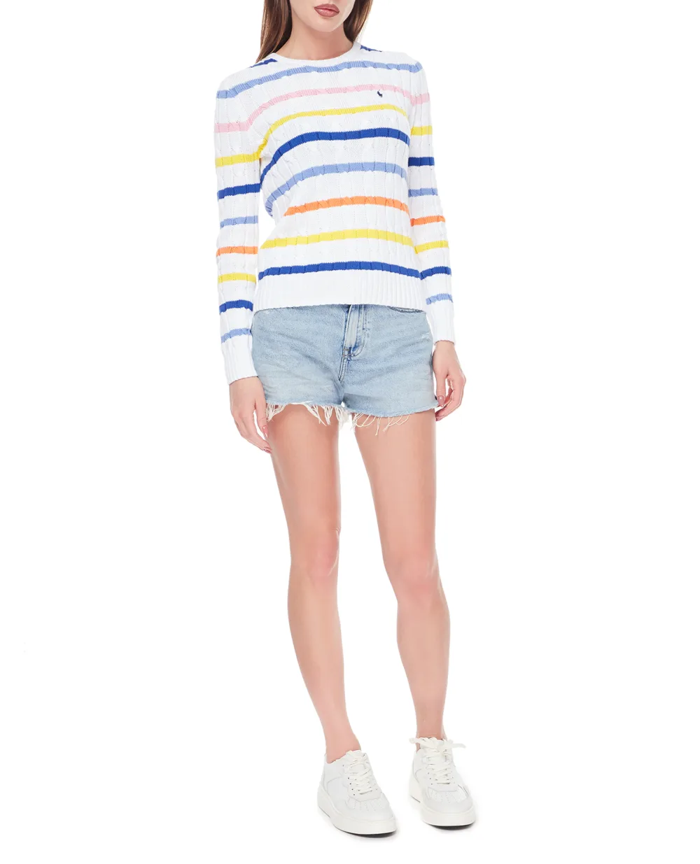 Джинсовые шорты Polo Ralph Lauren 211903415001, голубой цвет • Купить в интернет-магазине Kameron