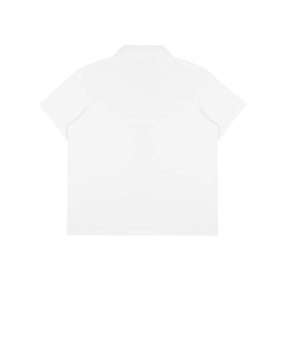 Поло Dolce&Gabbana Kids L4JTCE-G7XJU-S, белый цвет • Купить в интернет-магазине Kameron
