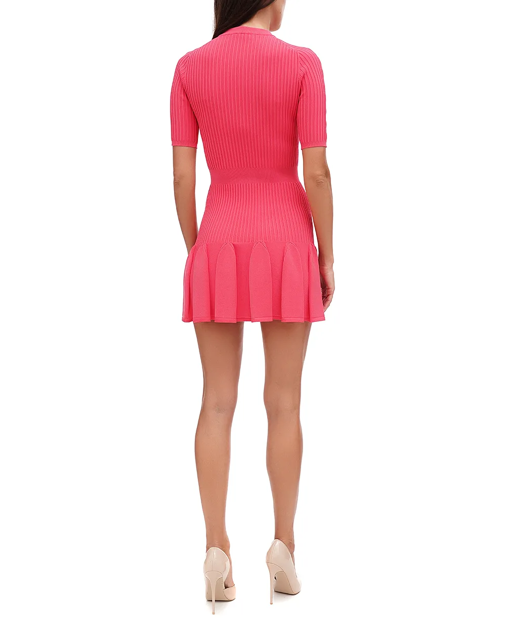 Платье Balmain DF1R7092KG36, розовый цвет • Купить в интернет-магазине Kameron