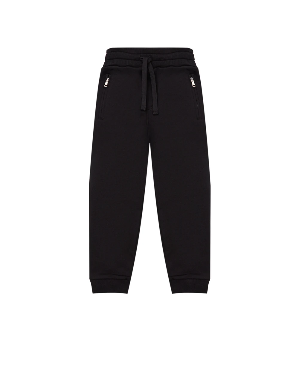 Детские спортивные брюки Dolce&Gabbana Kids L4JPS6-G7SSZ-B, черный цвет • Купить в интернет-магазине Kameron