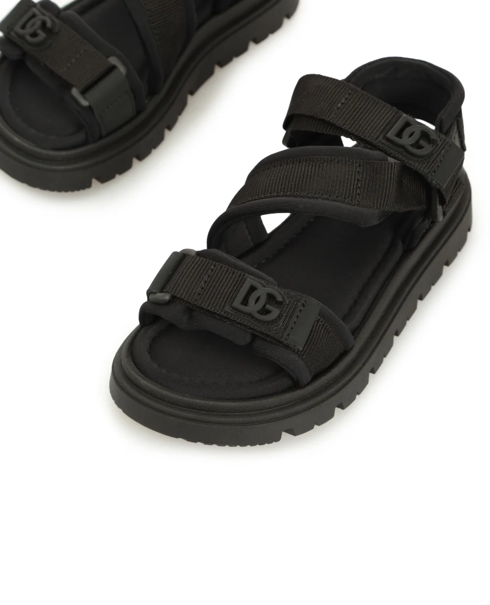 Сандали Dolce&Gabbana Kids DA5062-AY244-M, черный цвет • Купить в интернет-магазине Kameron