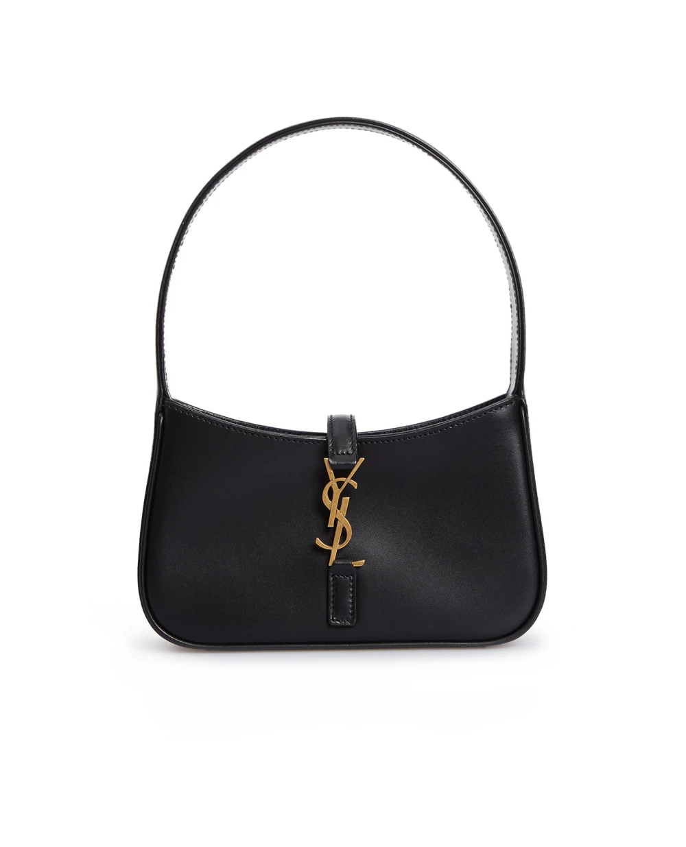 Кожаная сумка Le 5 À 7 Mini Saint Laurent 710318-2R20W, черный цвет • Купить в интернет-магазине Kameron