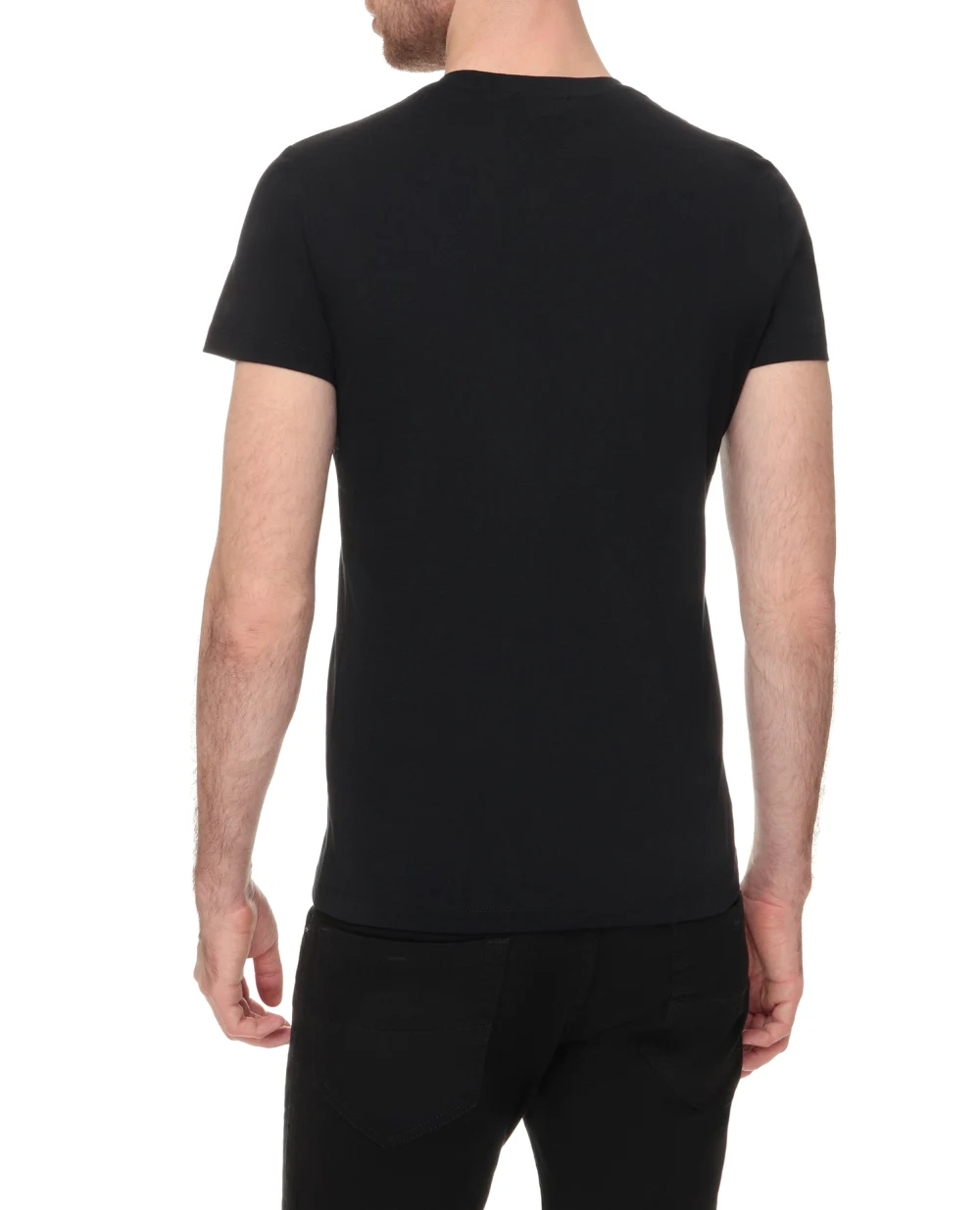 Футболка Balmain VH1EF000B043, черный цвет • Купить в интернет-магазине Kameron