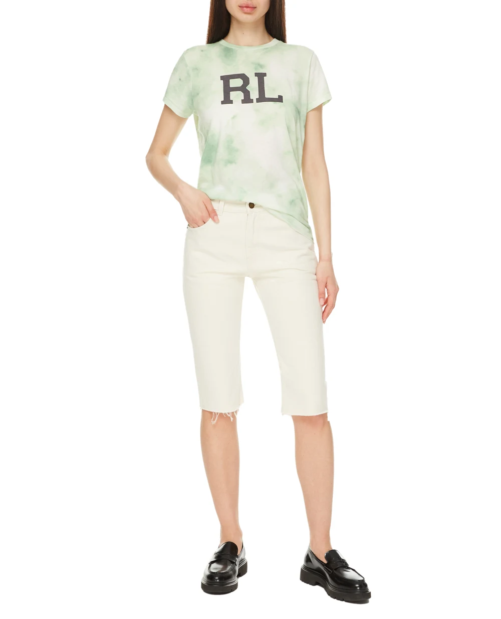 Футболка Polo Ralph Lauren 211843236002, зеленый цвет • Купить в интернет-магазине Kameron