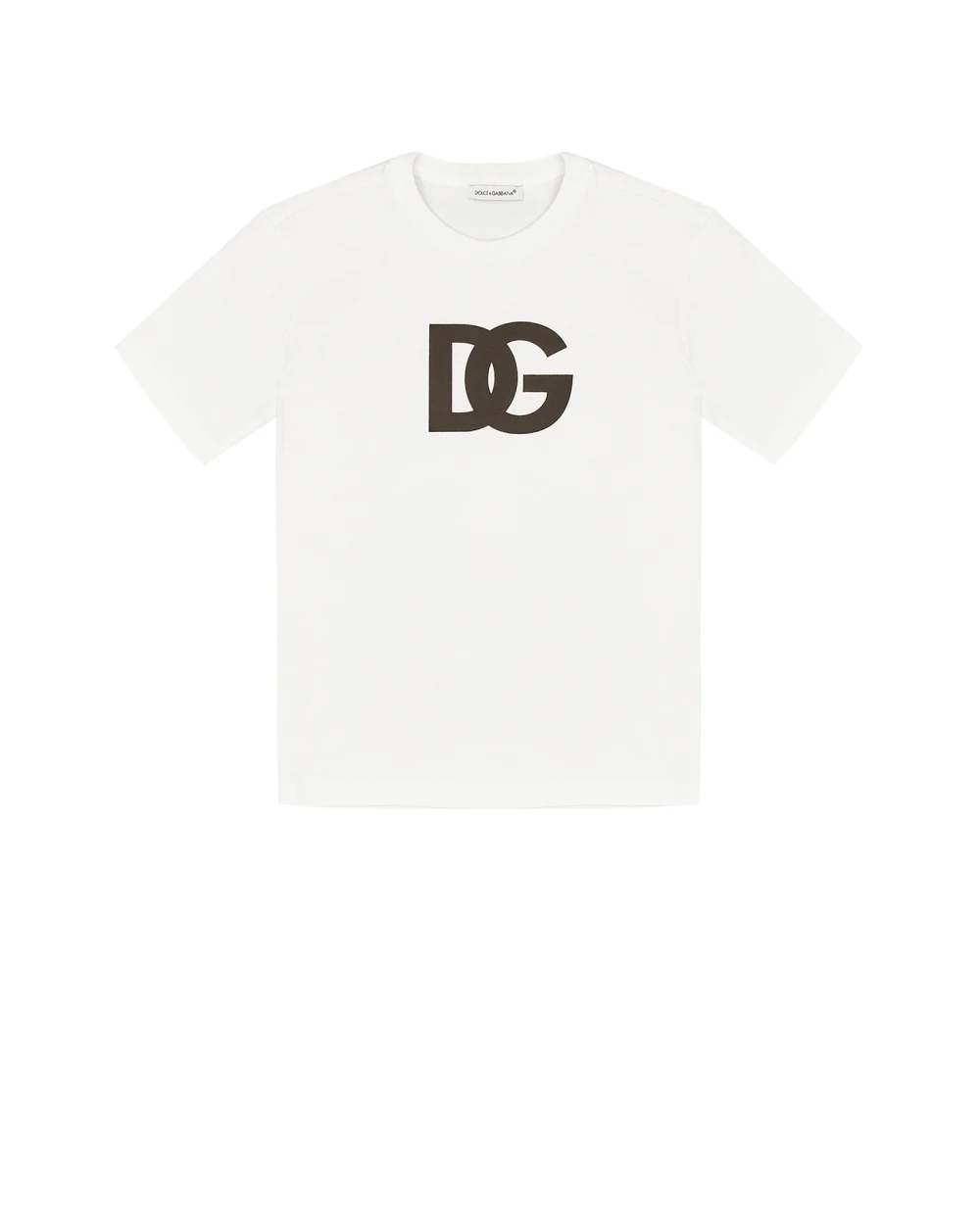 Детская футболка Dolce&Gabbana Kids L4JTBI-G7CB2-S, белый цвет • Купить в интернет-магазине Kameron