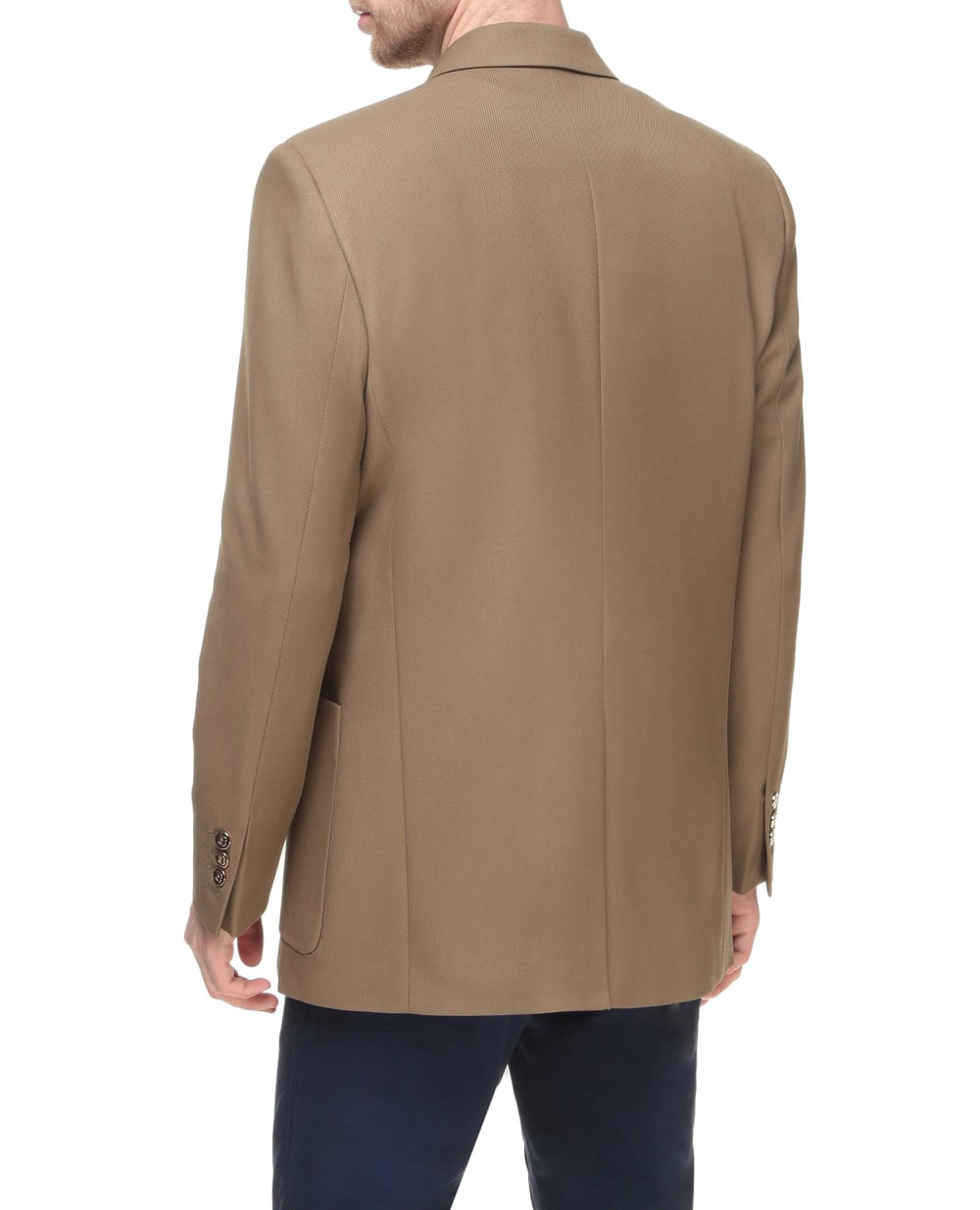 Шерстяной блейзер Balmain XH1SI000WB02, бежевый цвет • Купить в интернет-магазине Kameron