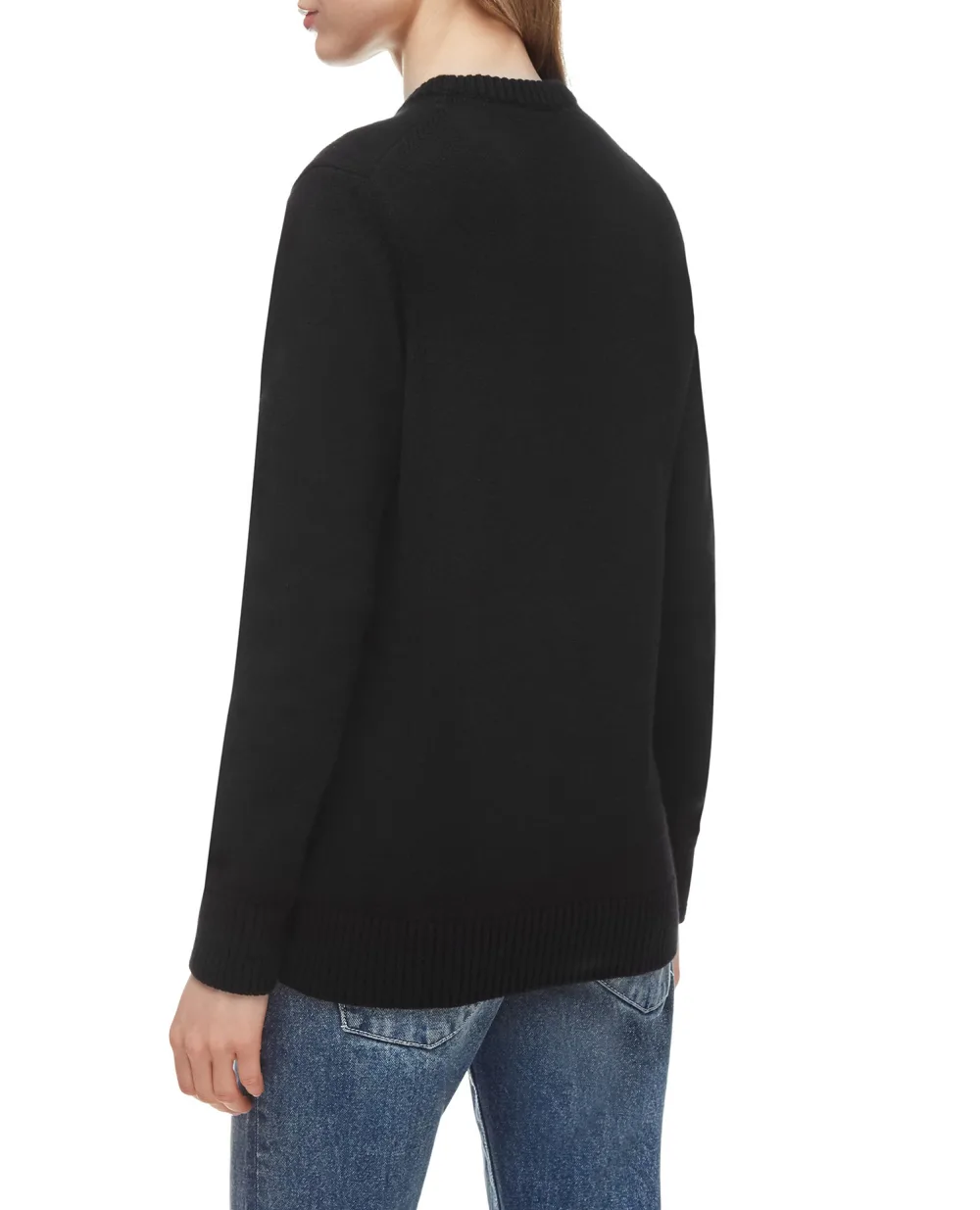 Кашемировый свитер Dolce&Gabbana FX199Z-JAW4D, черный цвет • Купить в интернет-магазине Kameron
