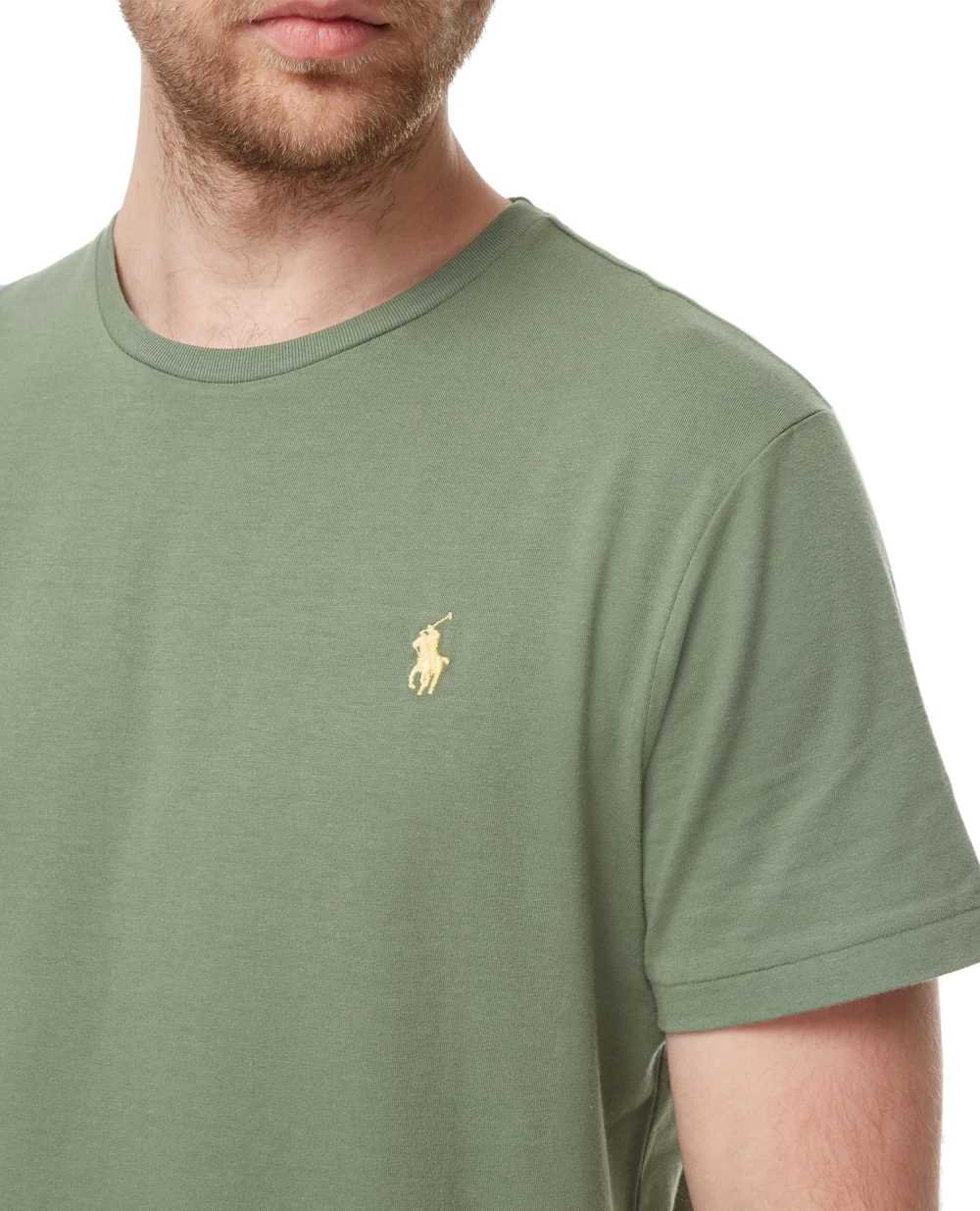 Футболка Polo Ralph Lauren 710671438277, зеленый цвет • Купить в интернет-магазине Kameron