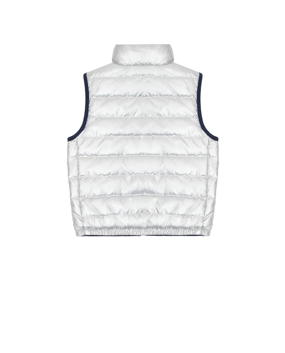 Двусторонний пуховой жилет Polo Ralph Lauren Kids 323737222001, серебряный цвет • Купить в интернет-магазине Kameron