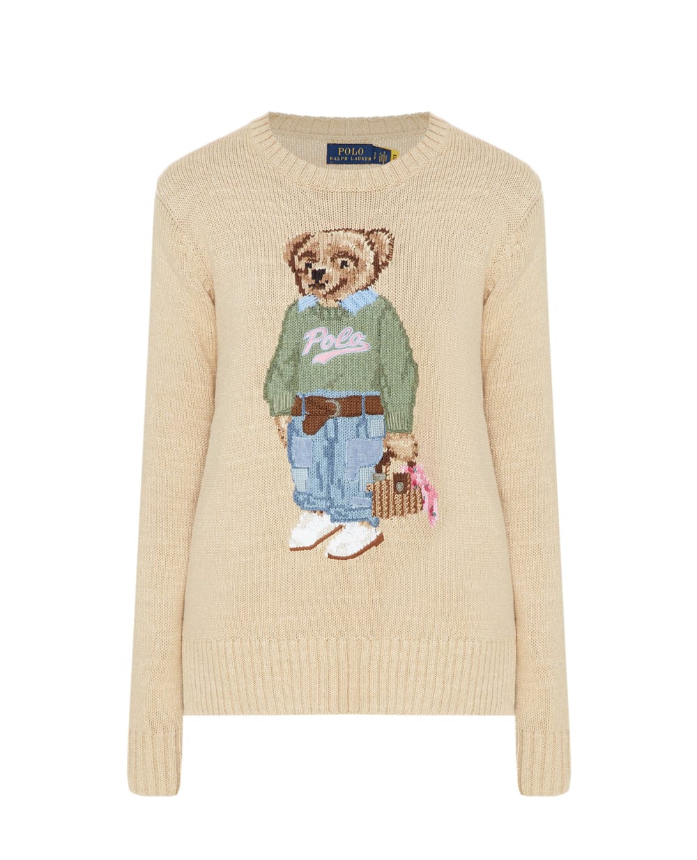 Свитер Polo Ralph Lauren 211872738001, бежевый цвет • Купить в интернет-магазине Kameron