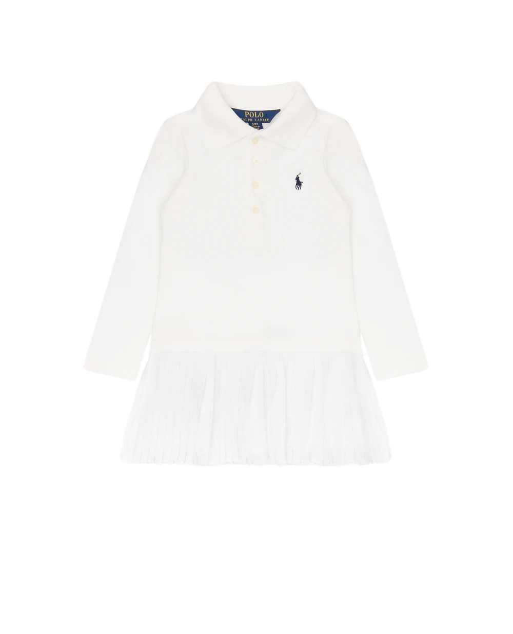 Платье Polo Ralph Lauren Kids 313748816002, белый цвет • Купить в интернет-магазине Kameron