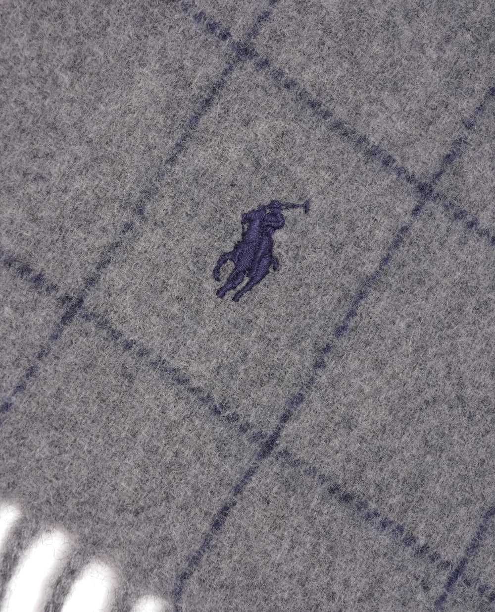 Шарф Polo Ralph Lauren 449891271002, серый цвет • Купить в интернет-магазине Kameron