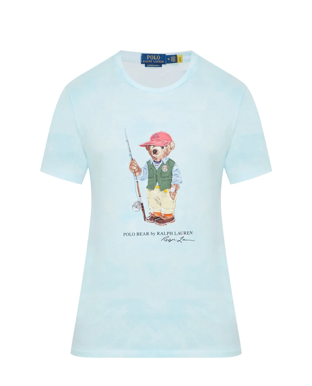 Футболка Polo Bear Polo Ralph Lauren 710900826001, голубой цвет • Купить в интернет-магазине Kameron
