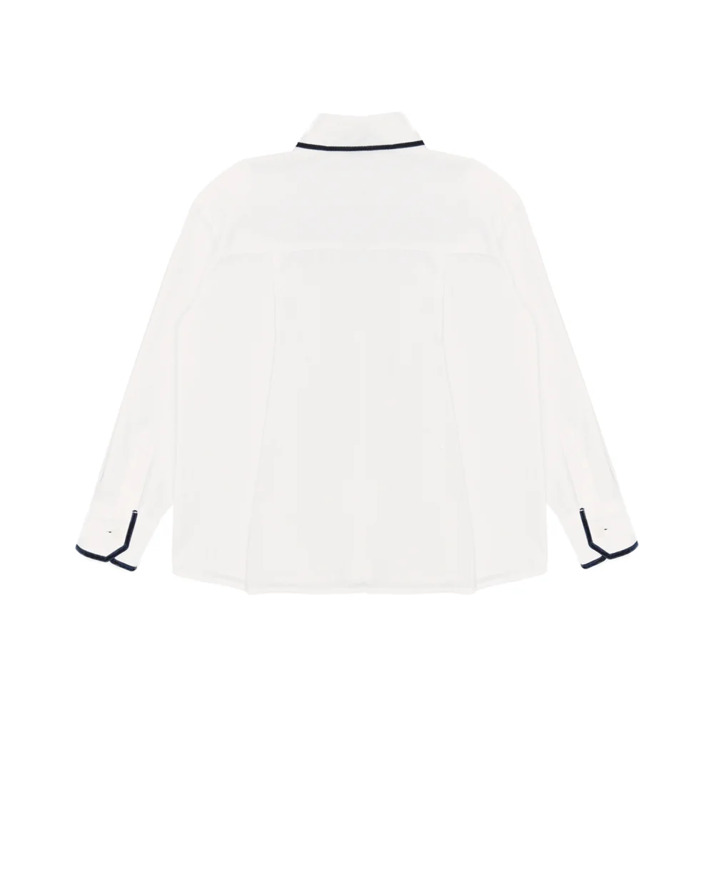 Детская блуза Dolce&Gabbana Kids L55S22-FU5GK-S, белый цвет • Купить в интернет-магазине Kameron