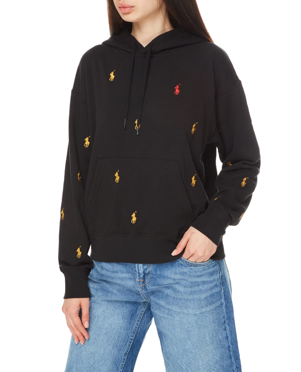 Худи Polo Ralph Lauren 211857293001, черный цвет • Купить в интернет-магазине Kameron