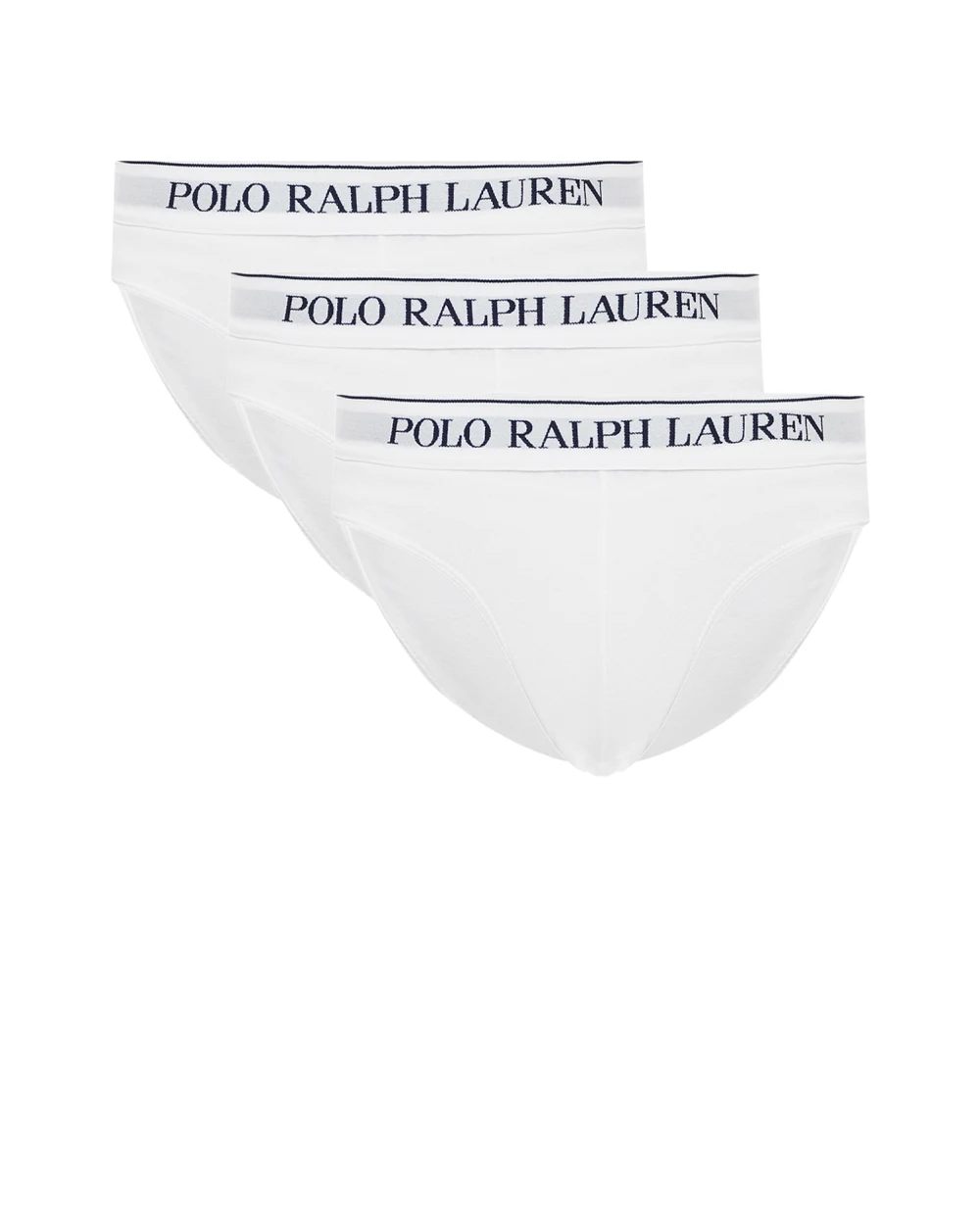 Брифы (3 шт) Polo Ralph Lauren 714513423001SS19, белый цвет • Купить в интернет-магазине Kameron