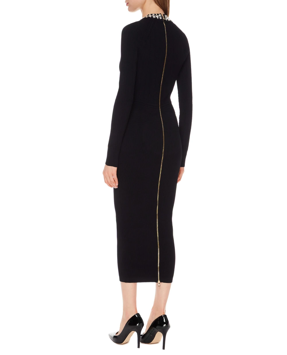 Платье Balmain VF16644K239, черный цвет • Купить в интернет-магазине Kameron